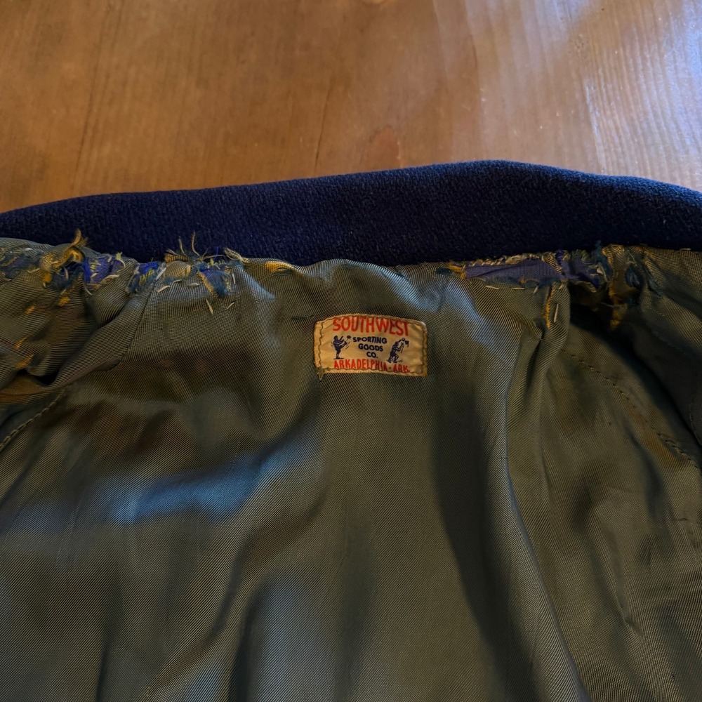 Vintage 70s True Vintage Southwest Sporting Goods Varsity Jacket State Champs - Picture 3 of 16